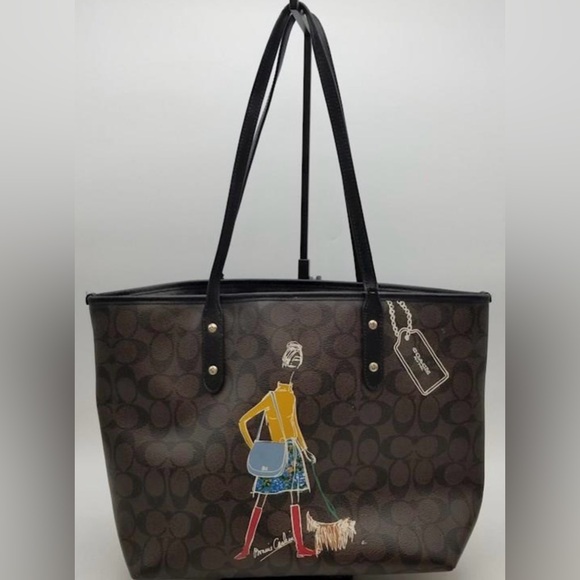 Coach Handbags - Coach Signature_Limited Edition_Bonnie Cashin_City Zip Top Tote Bag_57542